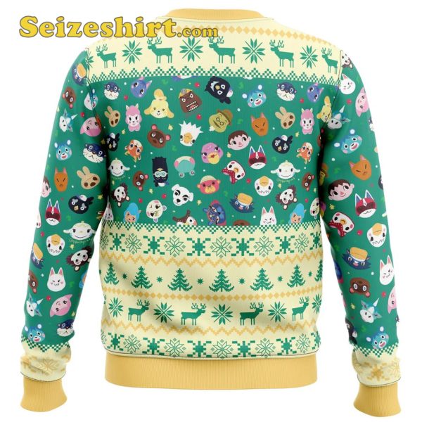 Happy Animal Villagers Animal Crossing Christmas Sweater