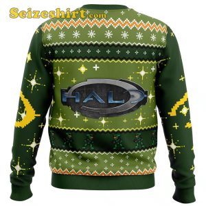 Happy Halo Days Halo Ugly Sweater Seizeshirt