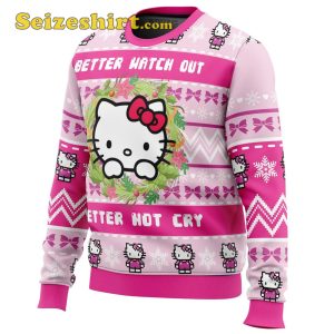 Hello Kitty is Coming to Town Ugly Kiss Sweater Seizeshirt