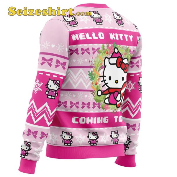 Hello Kitty is Coming to Town Ugly Kiss Sweater Seizeshirt