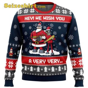 Hey We Wish You a Futurama Ugly Christmas Sweater Seizeshirt