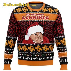 Ho Ho Holy Schnikes Ugly Christmas Sweater Xmas Sweatshirt Christmas Gift For Men Kid