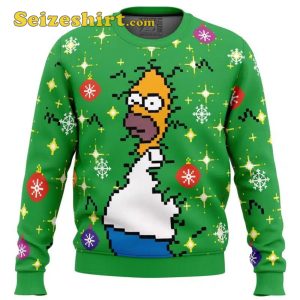 Homer Bush Meme The Simpsons Ugly Christmas Sweater Seizeshirt