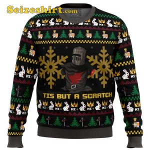 I’ll Bite Ya Legs Off Monty Python Ugly Christmas Sweater Seizeshirt