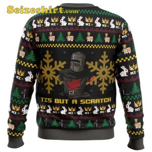 I’ll Bite Ya Legs Off Monty Python Ugly Christmas Sweater Seizeshirt