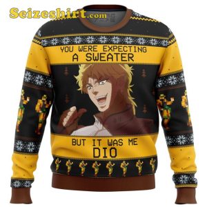 It Was Me Dio Jojos Bizarre Adventure Ugly Christmas Sweater