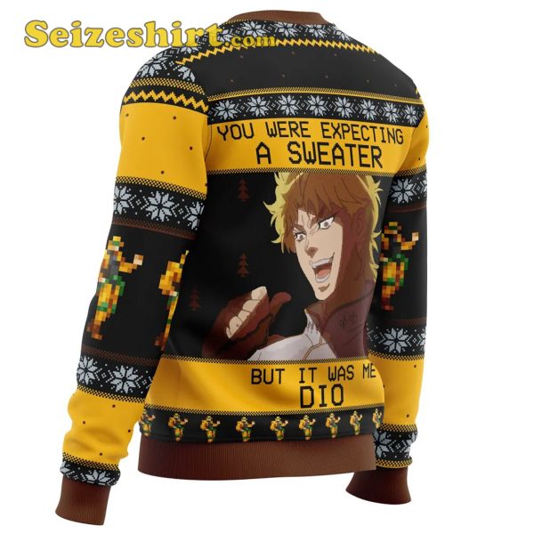 It Was Me Dio Jojos Bizarre Adventure Ugly Christmas Sweater