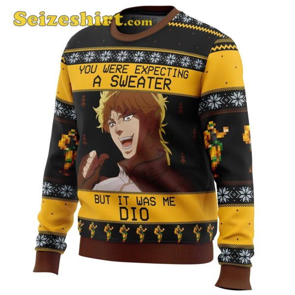 It Was Me Dio Jojos Bizarre Adventure Ugly Christmas Sweater