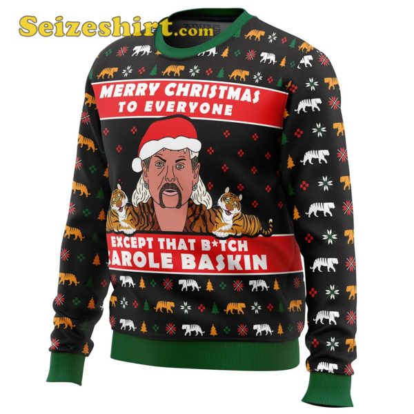 Joe Exotic Tiger King Ugly V Neck Sweater