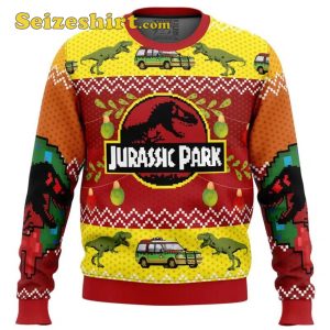 Jurassic Park Ugly V Neck Sweater
