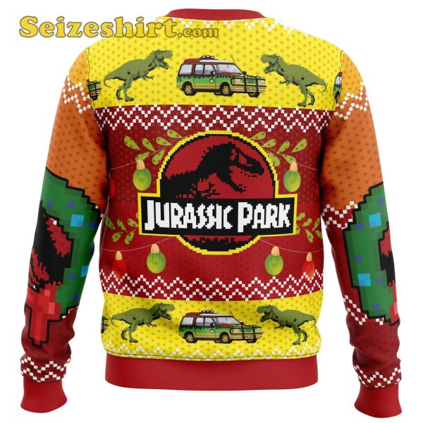Jurassic Park Ugly V Neck Sweater