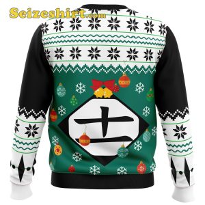 Kenpachi Zaraki Bleach Boys Christmas Sweater