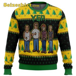 King of the Hill Yep Boys Christmas Sweater