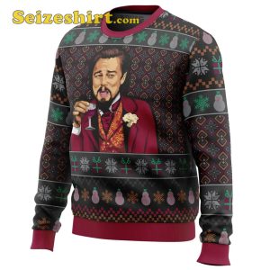 Laughing Leo DiCaprio Meme Boys Christmas Sweater