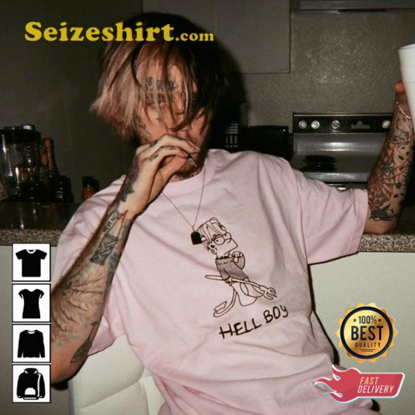 Lil Peep Hellboy Hoodie Rapper Tees