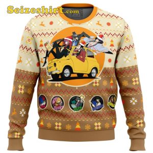 Lupin the 3rd Happy Trip Boys Christmas Sweater