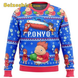 Magical PONYO Boys Christmas Sweater