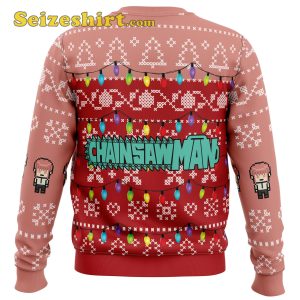 Makima Chainsaw Man Boys Christmas Sweater