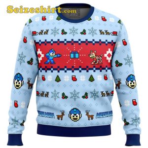 Mega Man Mega Holiday Boys Christmas Sweater