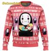 Merry Christmas No Face Spirited Away Boys Christmas Sweater