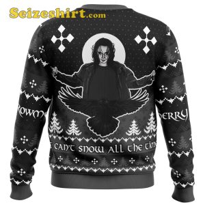 Merry Crowmas The Crow Boys Christmas Sweater