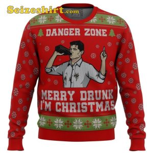 Merry Drunk I’m Christmas Sterling Archer Boys Christmas Sweater