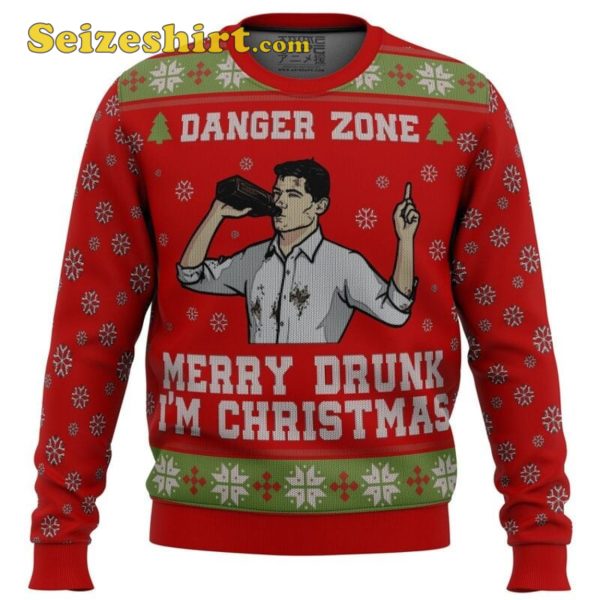 Merry Drunk I’m Christmas Sterling Archer Boys Christmas Sweater