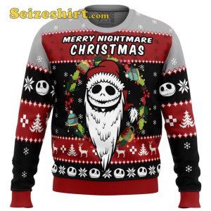 Merry Nightmare The Nightmare Before Christmas Ugly Boys Christmas Sweater