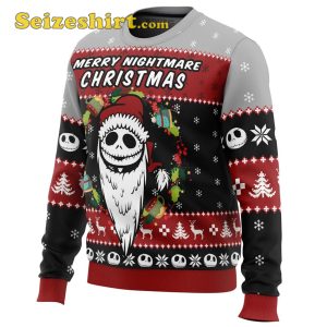 Merry Nightmare The Nightmare Before Christmas Ugly Boys Christmas Sweater