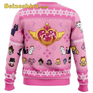 Merry Senshi Sailor Moon Ugly Boys Christmas Sweater