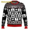 Merry Smashmas Super Smash Bros Ugly Boys Christmas Sweater