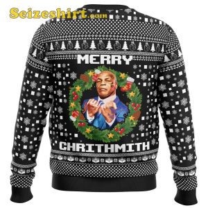 Mike Tyson Mens Ugly Christmas Sweater
