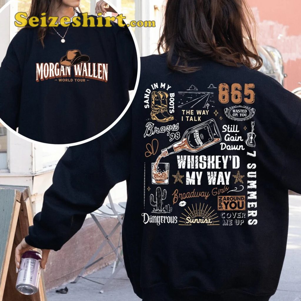 Morgan Wallen Western World Tour 2023 Trending T-shirt - Seizeshirt.com