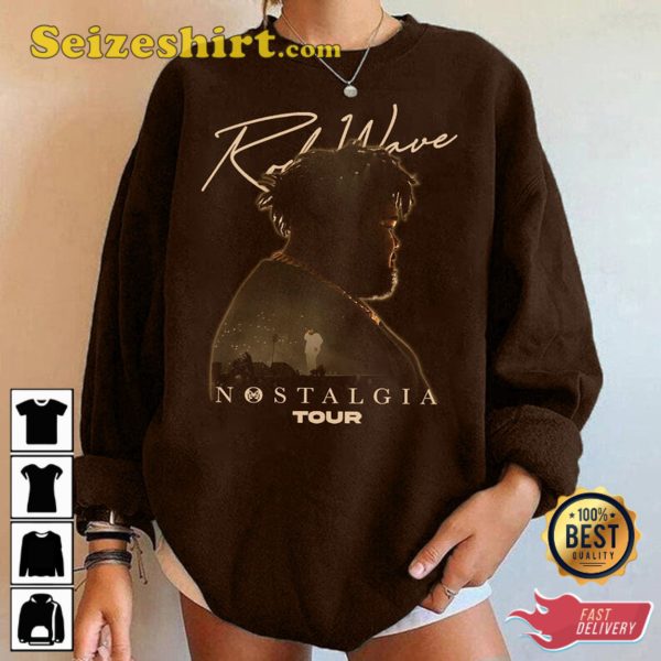 Nostalgia Graphic Tour 2024 Wave Rock Music Shirt