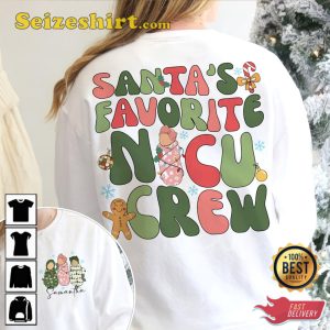 Santas Favorite Nicu Crew Christmas Sweatshirt