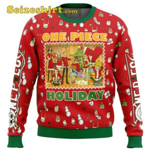 Seizeshirt Happy Holidays One Piece Ugly Christmas Sweaters