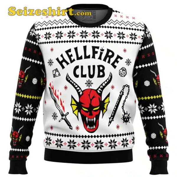 Seizeshirt HellFire Club Stranger Things Ugly Sweater