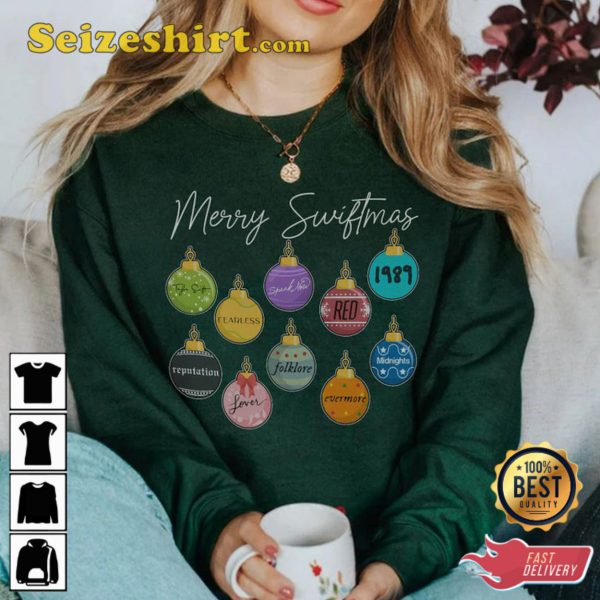 Taylor Christmas Merry Swiftmas Sweatshirt, Family Have A Merry Swiftmas Hoodie, Farm Fresh Christmas