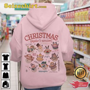 The Eras Tour Snowman Christmas Swiftie Sweatshirt