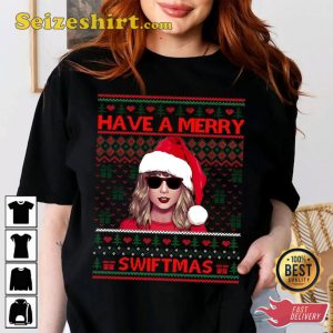 Ugly Merry Christmas Sweatshirt Tay Lor Family Shirt Gift Fan Eras Tour