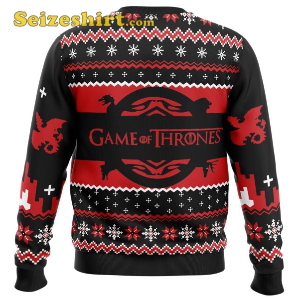 Vintage Sweater Game of Thrones House Targaryen Ugly Christmas