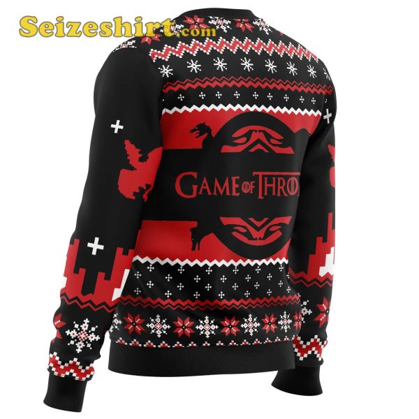 Vintage Sweater Game of Thrones House Targaryen Ugly Christmas