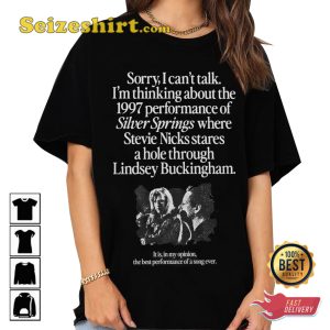 Fleetwood Mac T Shirt Silver Springs 1997