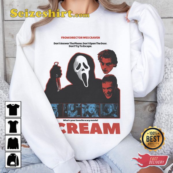 Ghostface Scream Horror Movie Shirt