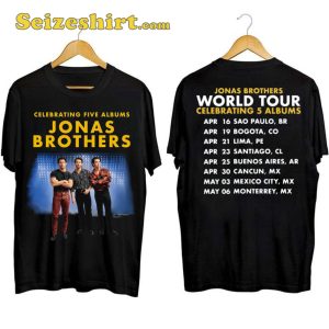 Jonas Brothers Five Albums One Night Tour Merch