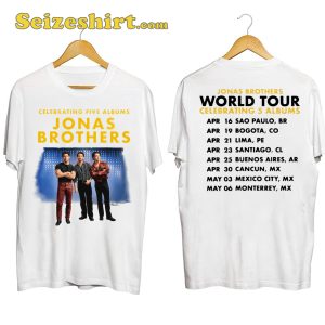Jonas Brothers Five Albums One Night Tour Merch