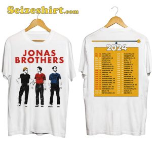 Pop Rock Band Celebrating 5 Albums Jonas Brothers Shirt