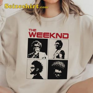 The Weeknd Black And White T Shirt