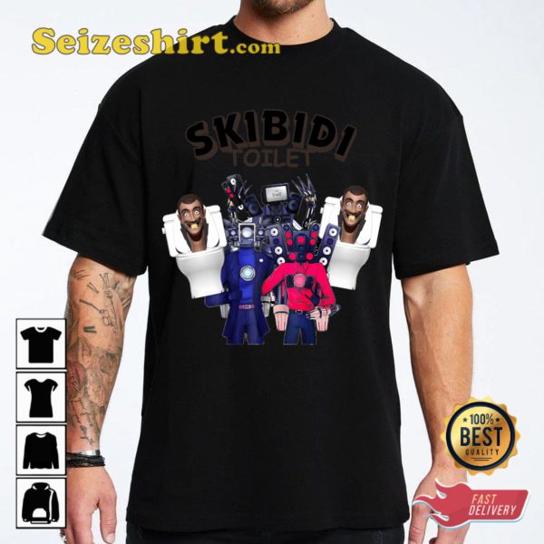 Titan Cameraman Skibidi Toilet T Shirt