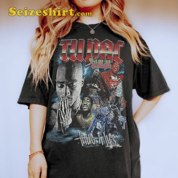 Tupac Sakur Rapper Graphic Tee